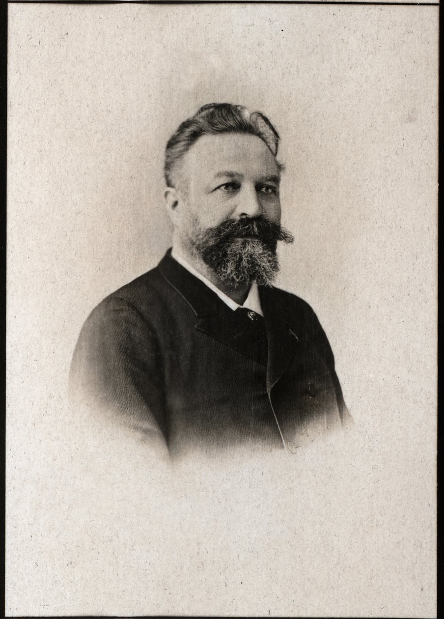 Portrét Edouarda Colonna (1838-1910), francouzského dirigenta a houslisty. od French Photographer
