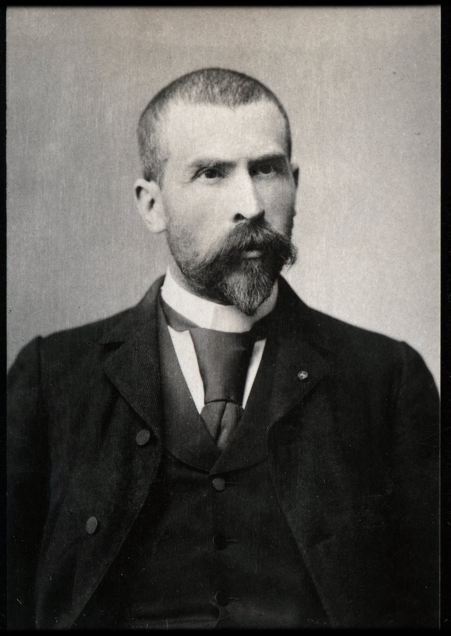 Portrét Emile Roux (Docteur Roux) (1853-1933), francouzský lékař, bakteriolog a imunolog. od French Photographer