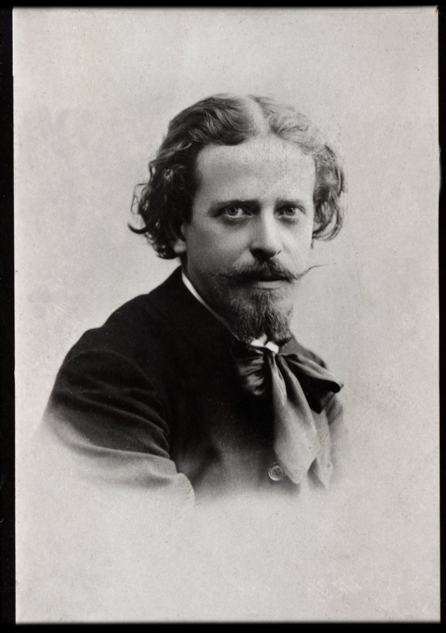 Portrét Eugena Brieuxe (1858-1932), francouzského dramatika. od French Photographer