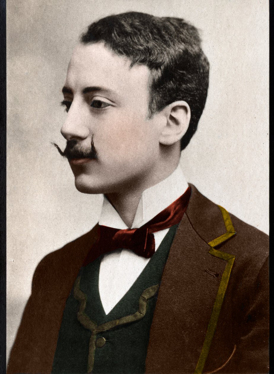 Portrét Gabriele dAnnunzia (1863-1938), italského spisovatele. od French Photographer