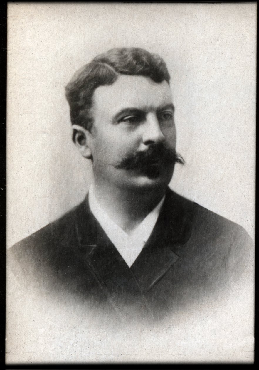 Portrét Guy de Maupassant (1850-1893), francouzský spisovatel. od French Photographer