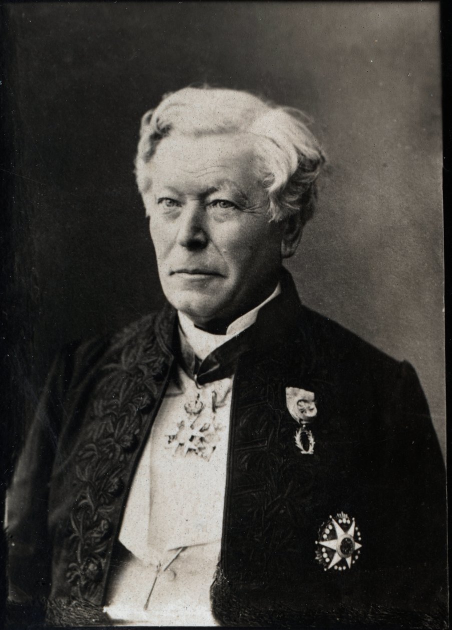 Portrét Herve Auguste Faye (1814-1902), francouzský astronom. od French Photographer