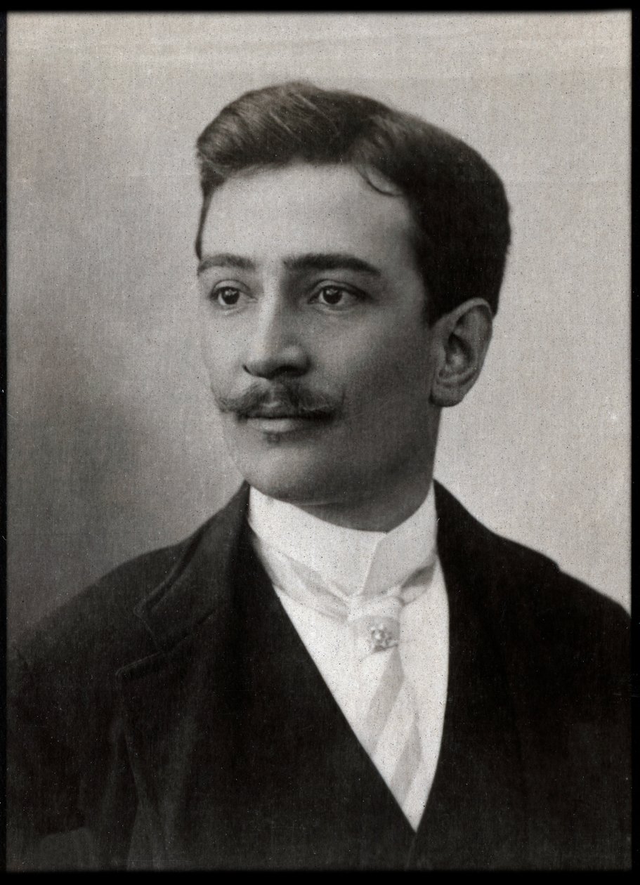 Portrét Huguese Le Rouxe (1860-1925), francouzského novináře a politika. od French Photographer