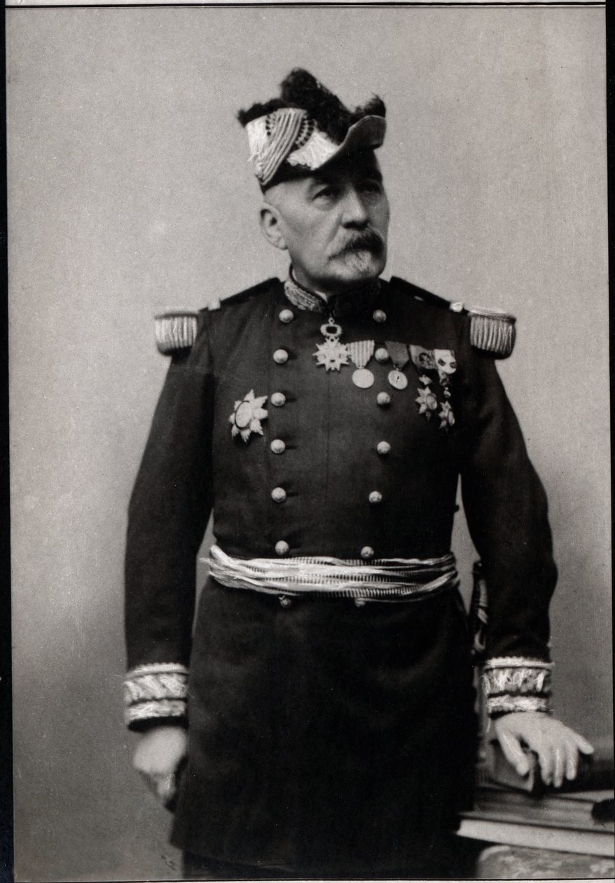 Portrét Jacquese Charlese Duchesna (1837-1918), francouzského generála. od French Photographer