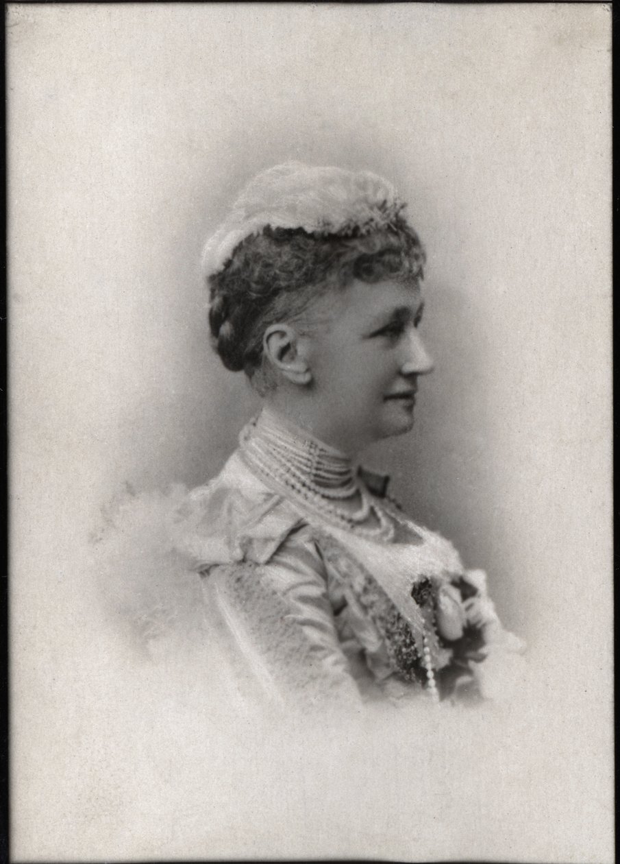 Portrét Louise Švédské (1851-1926), manželky dánské královny. od French Photographer