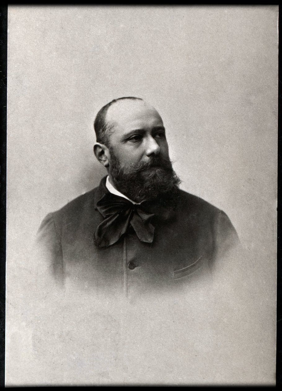 Portrét Paula Armanda Silvestra (1837-1901), francouzského básníka. od French Photographer