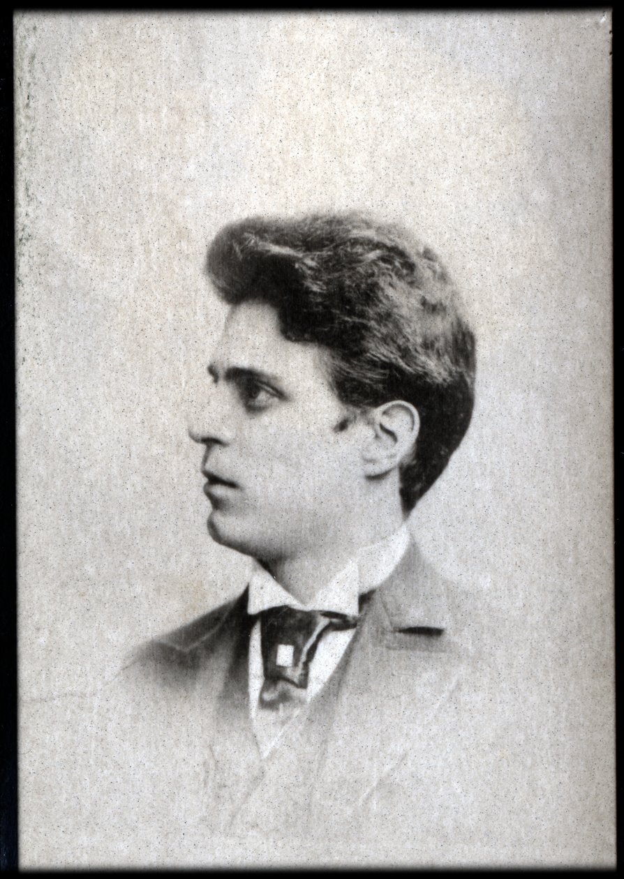 Portrét Pietra Mascagniho (1863-1945), italského skladatele. od French Photographer