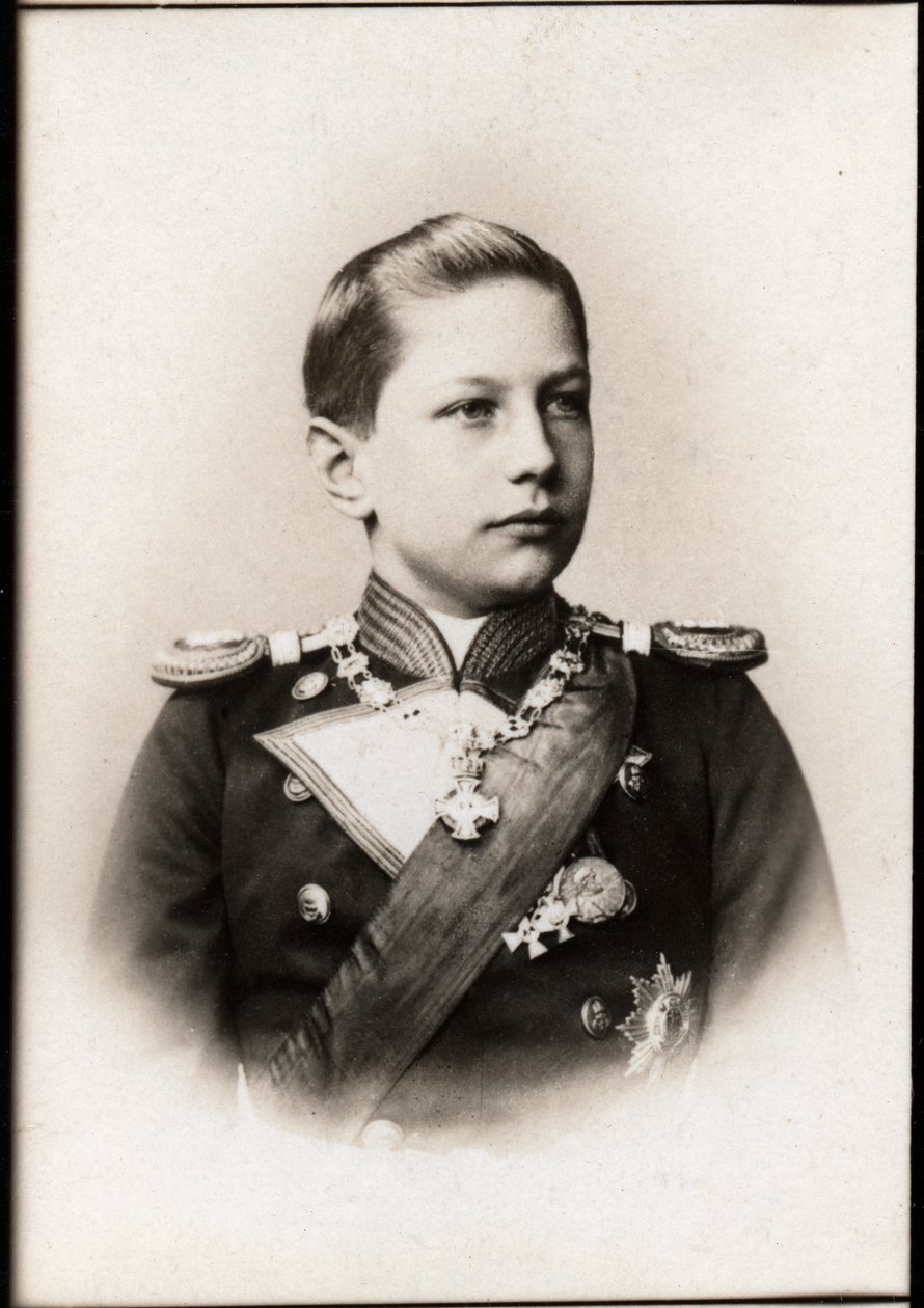 Portrét prince Adalberta Pruského (1884-1948) od French Photographer