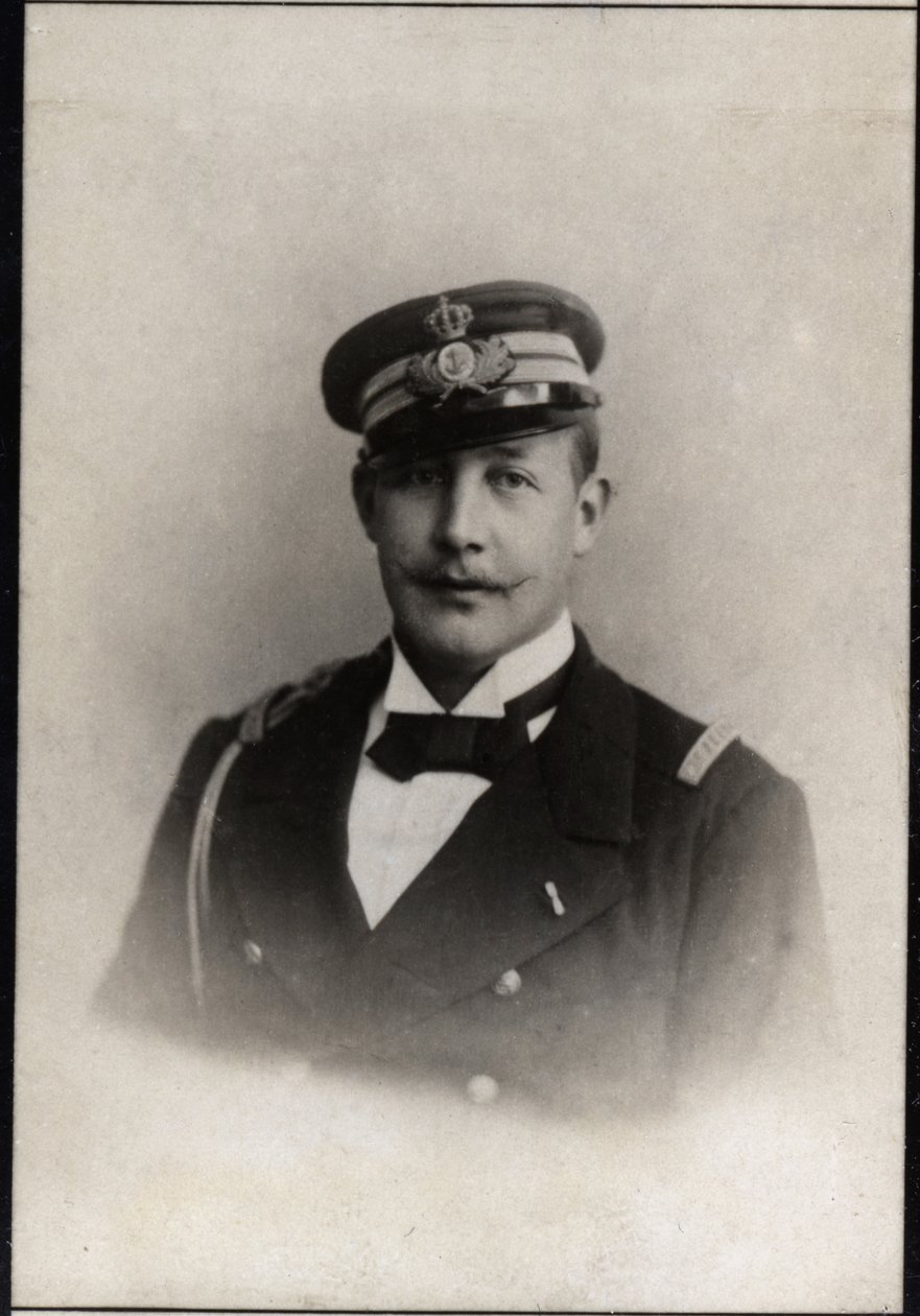 Portrét prince George Řecka a Dánska (1869-1957). od French Photographer