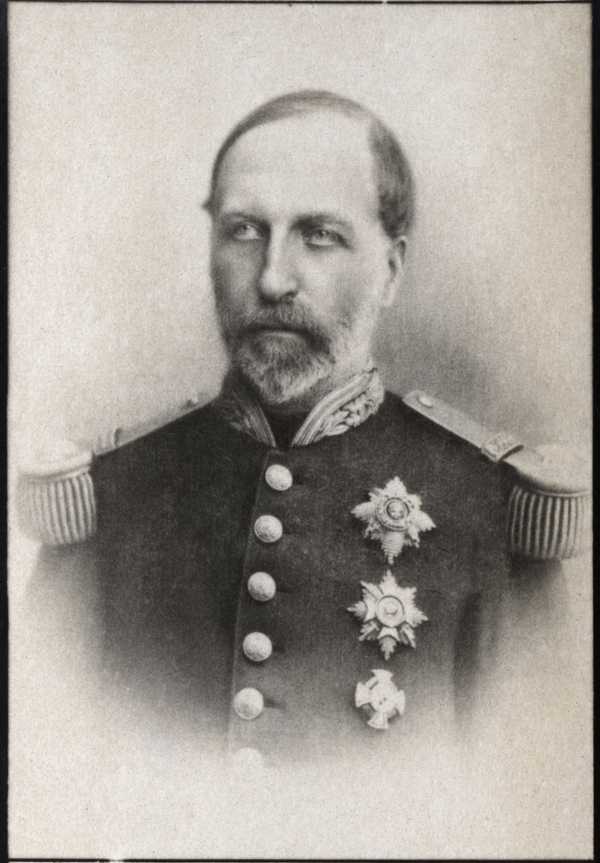 Portrét prince Philippa Belgického (1837-1905) od French Photographer