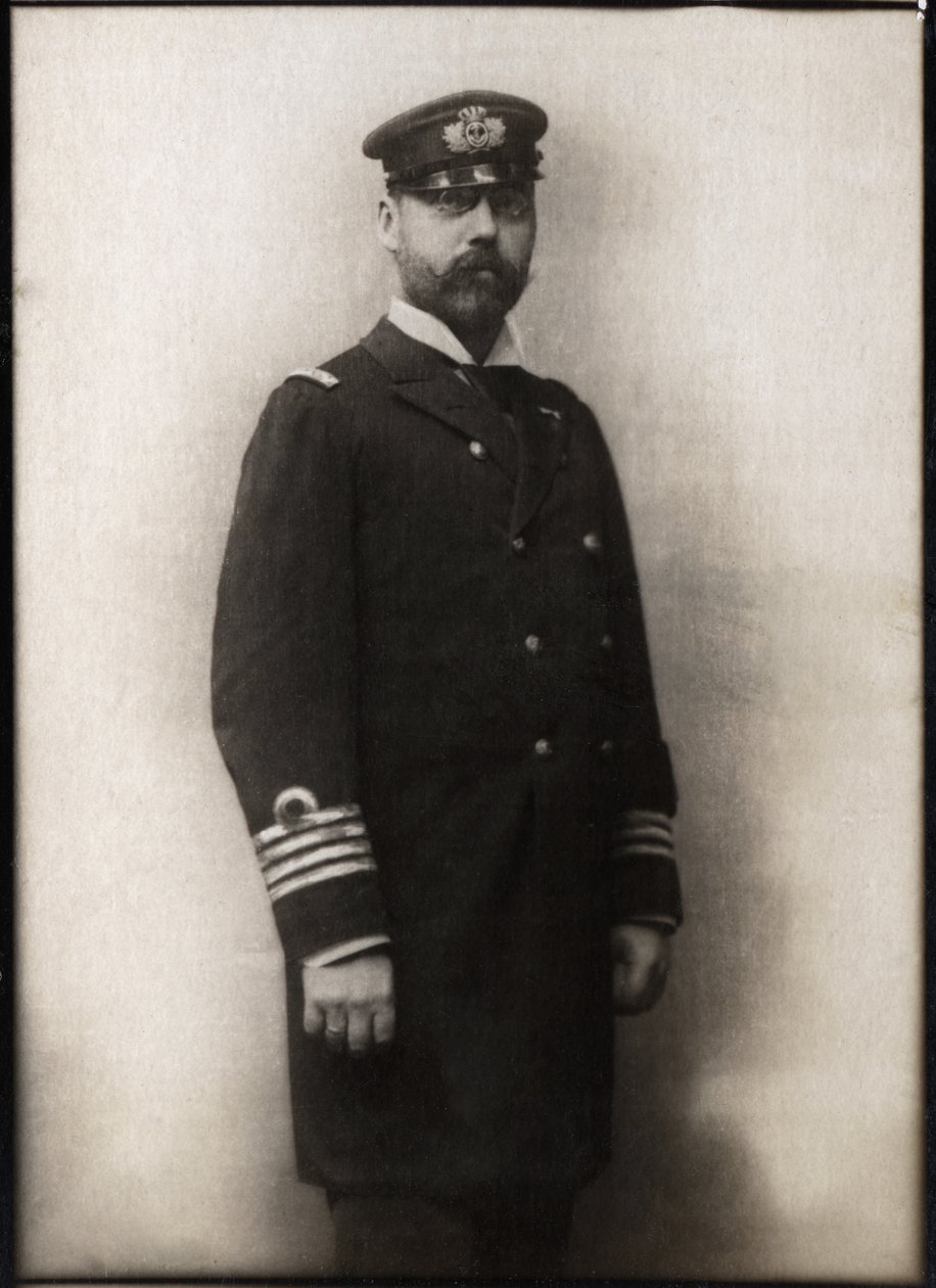 Portrét prince Valdemara Dánského (1858-1939). od French Photographer