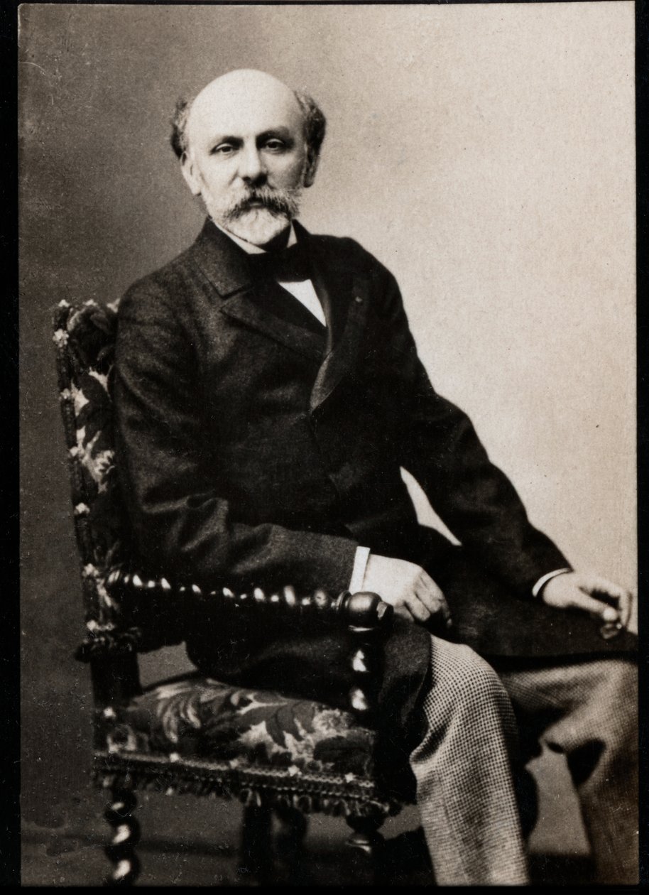 Portrét René de Saint Marceaux (1845-1915), francouzský sochař. od French Photographer