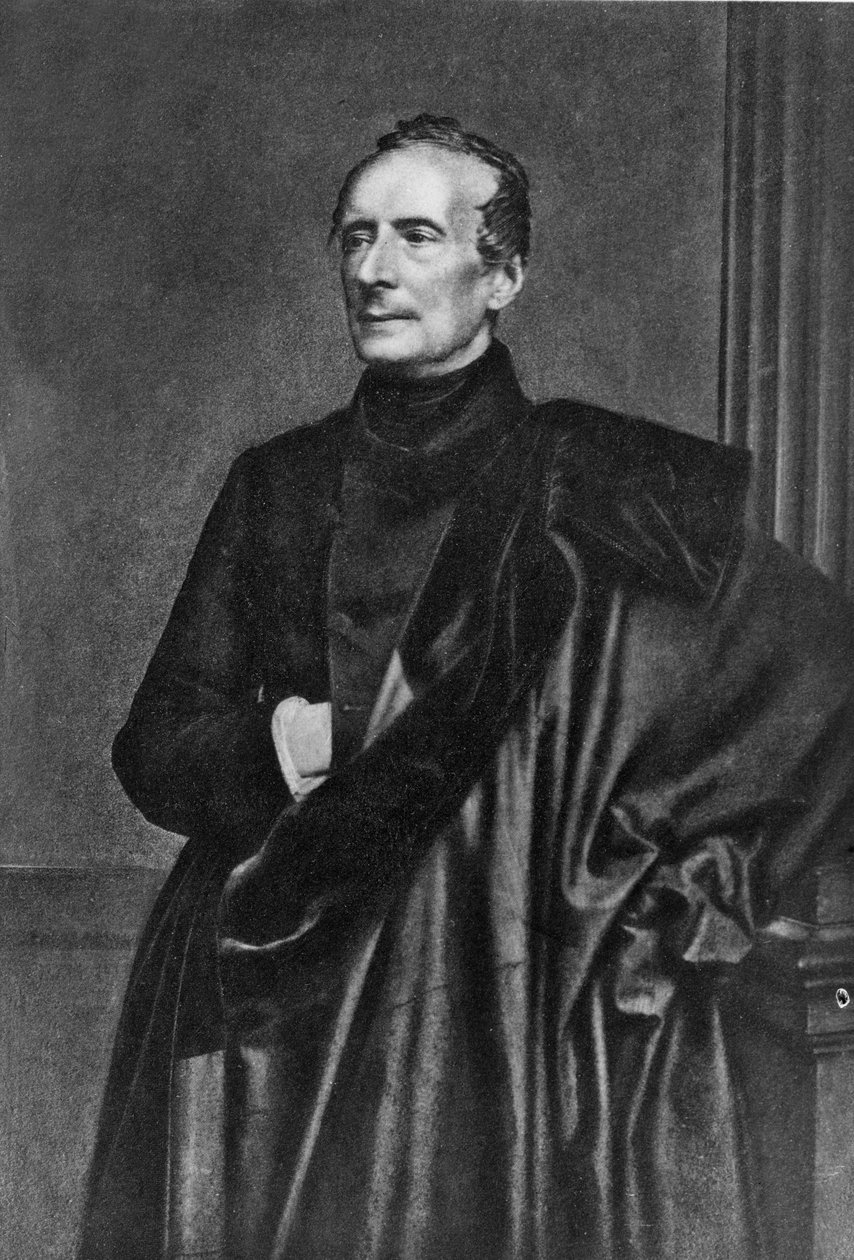Alphonse de Lamartine ve věku 70 let od French School