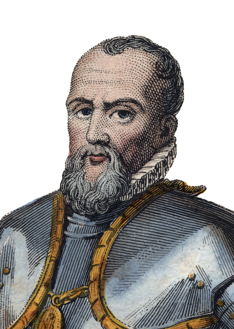 Portrét Anny de Montmorency, vévody de Montmorency (1492-1567), francouzského vojáka, státníka a diplomata. od French School