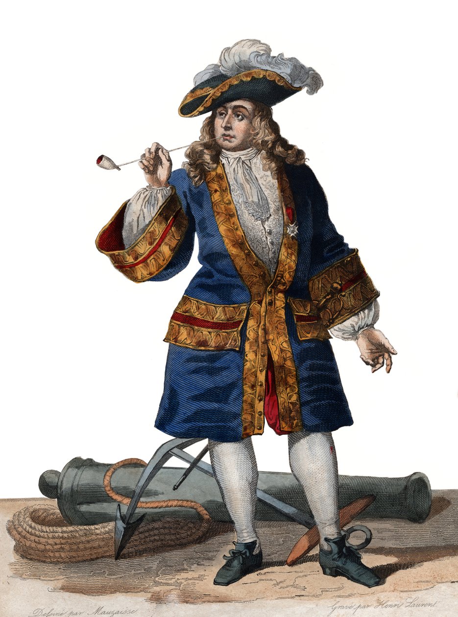 Portrét Jeana Barta (1650-1702), francouzského korzára. od French School