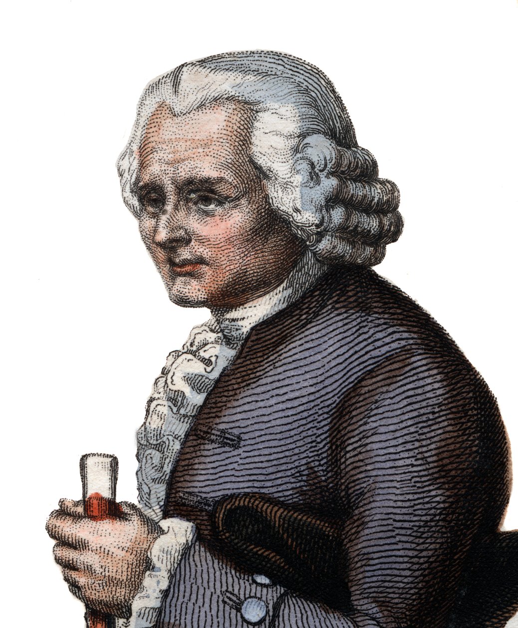 Portrét Jean-Jacquese Rousseaua (1712-1778), švýcarského filozofa. od French School