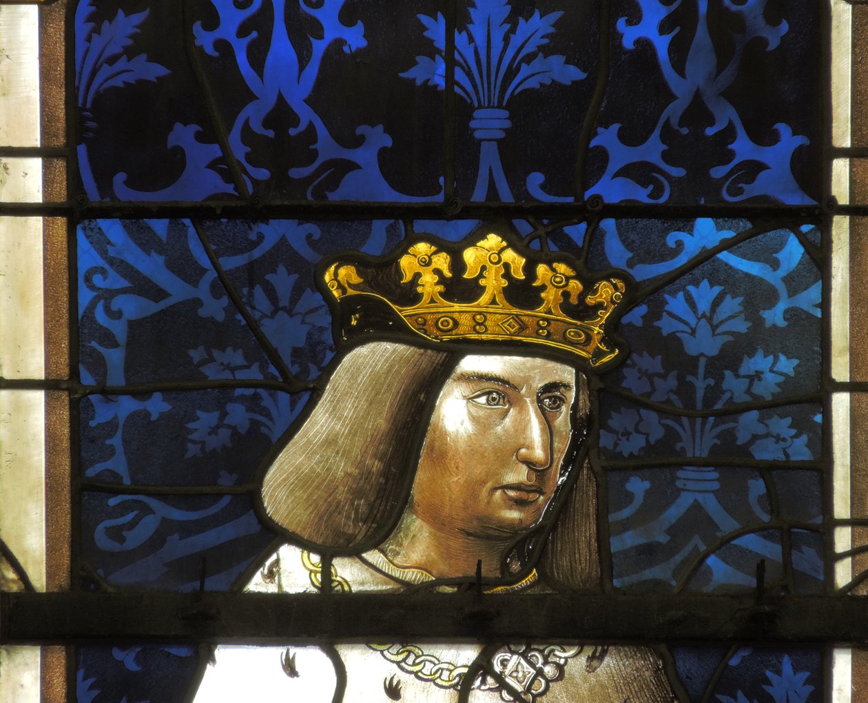Okno zobrazující René II od French School