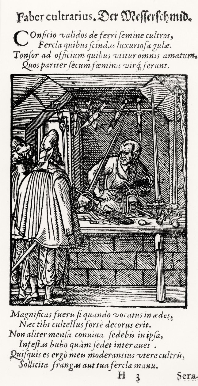 The Knife Maker, vydané nakladatelstvím Hartman Schopper od German School