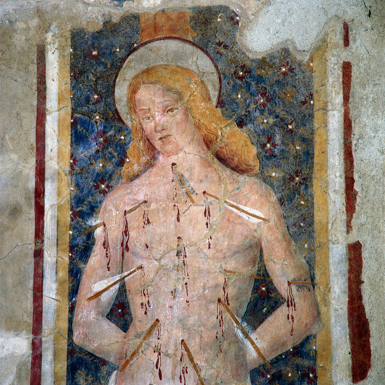 Svatý Šebestián, kostel San Michele Arcangelo, Schifanoia, Narni od Italian School