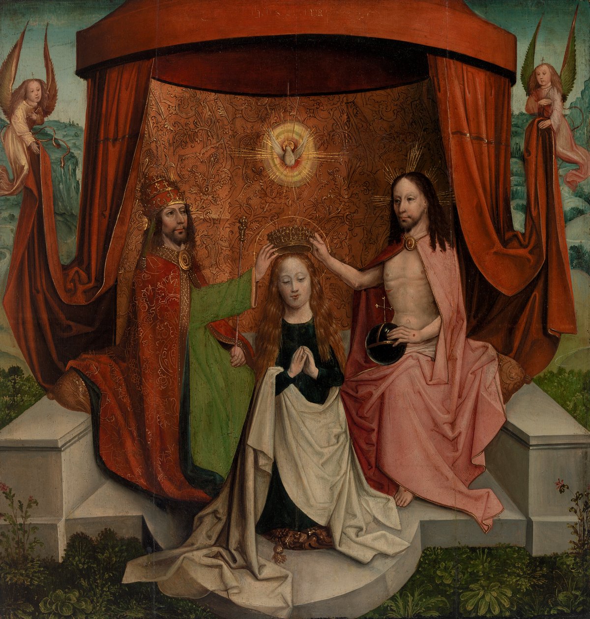 Korunovace Panny Marie od Netherlandish School