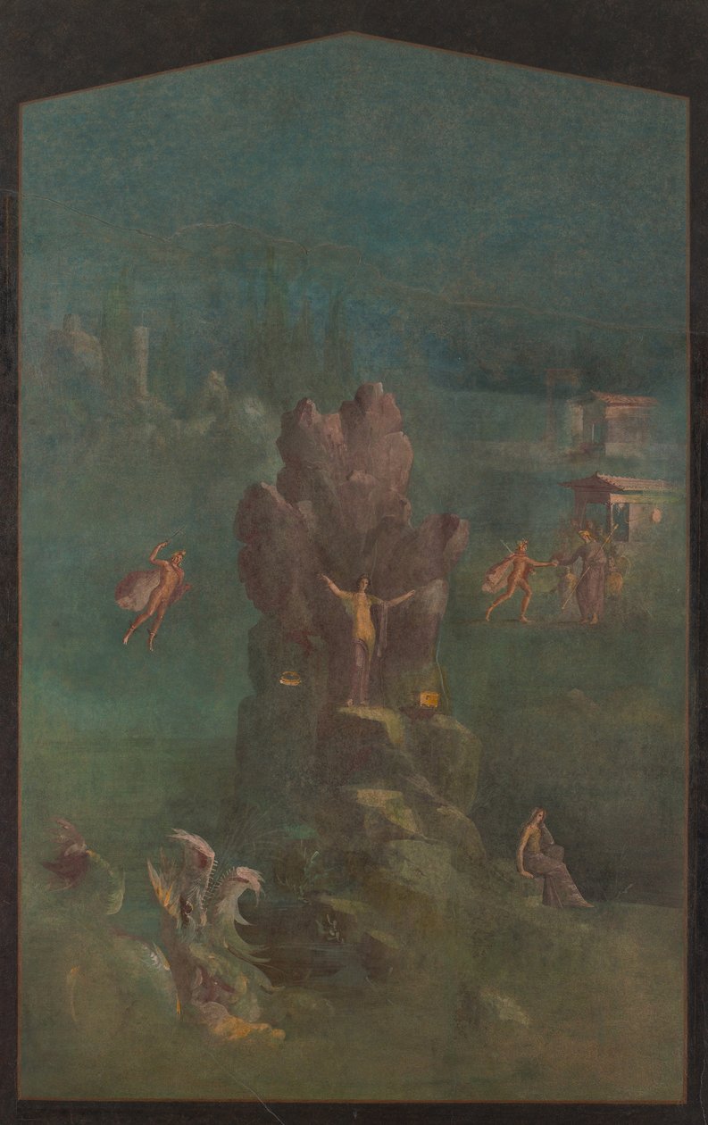 Perseus a Andromeda v krajině, z císařské vily v Boscotrecase od Roman