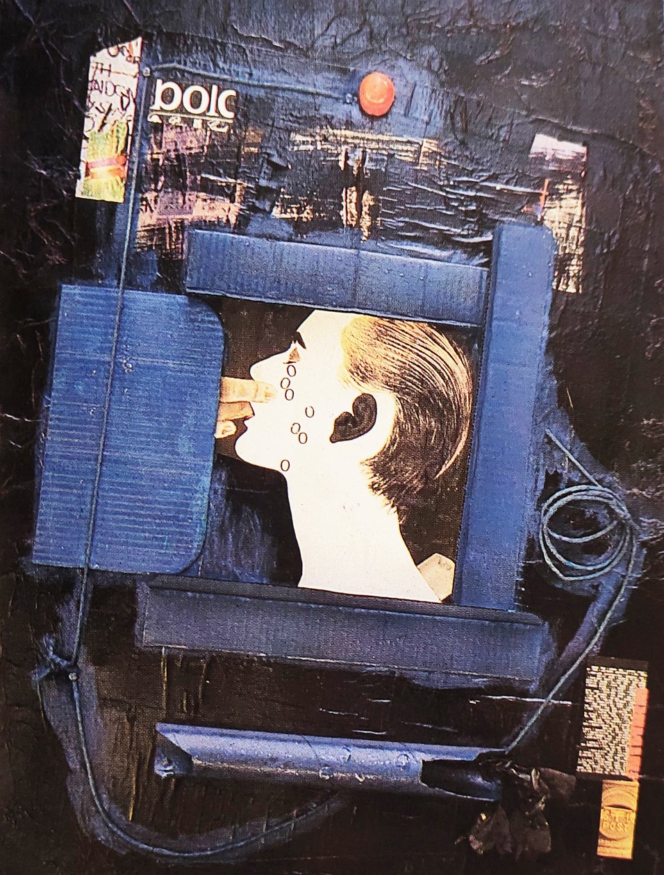 G. C. Riccardi, Sotto chiave, 1980, kombinovaná technika na plátně, 130x170, Itálie. od Gian Carlo Riccardi