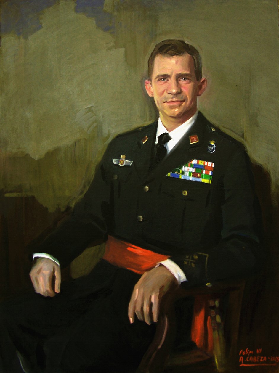 Portrét Felipeho VI. od Alejandro Cabeza