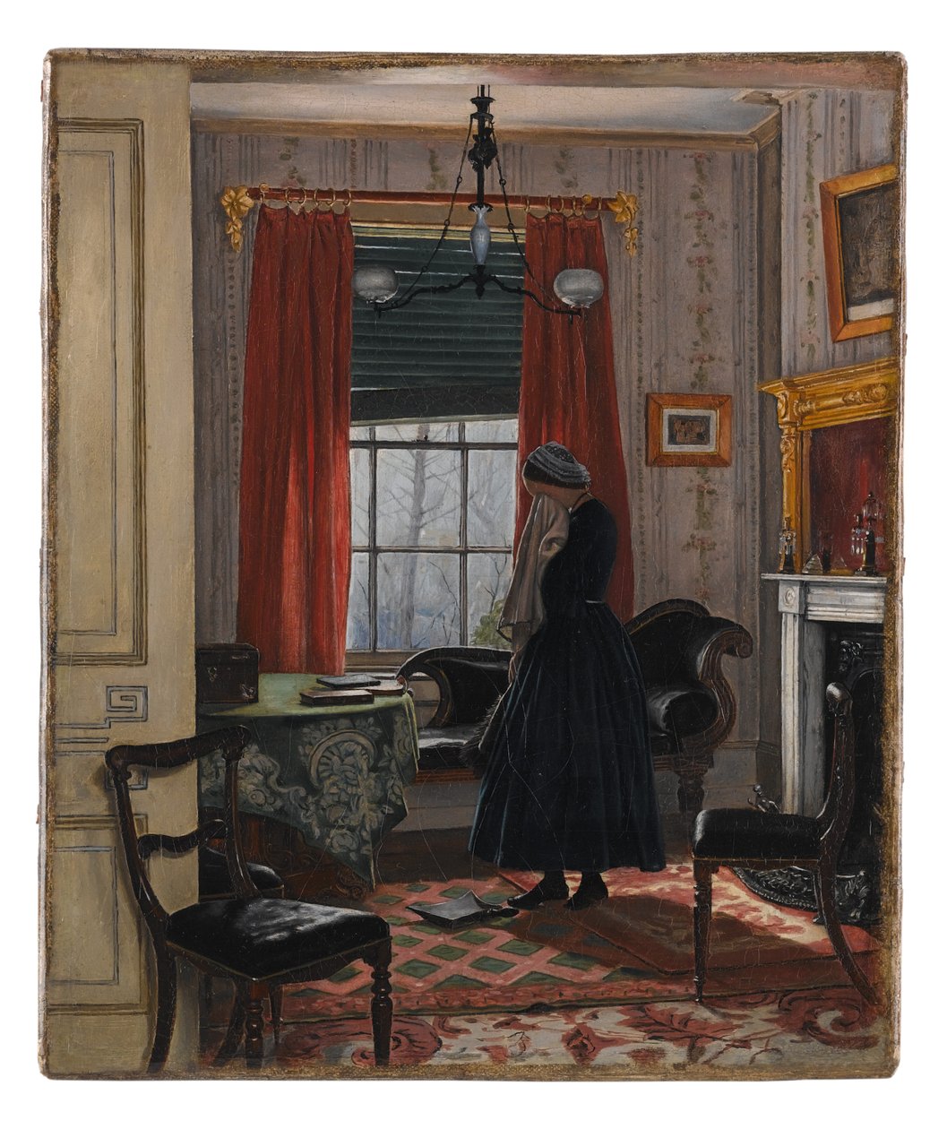 První místo, 1860 olej na plátně od A. Erwood