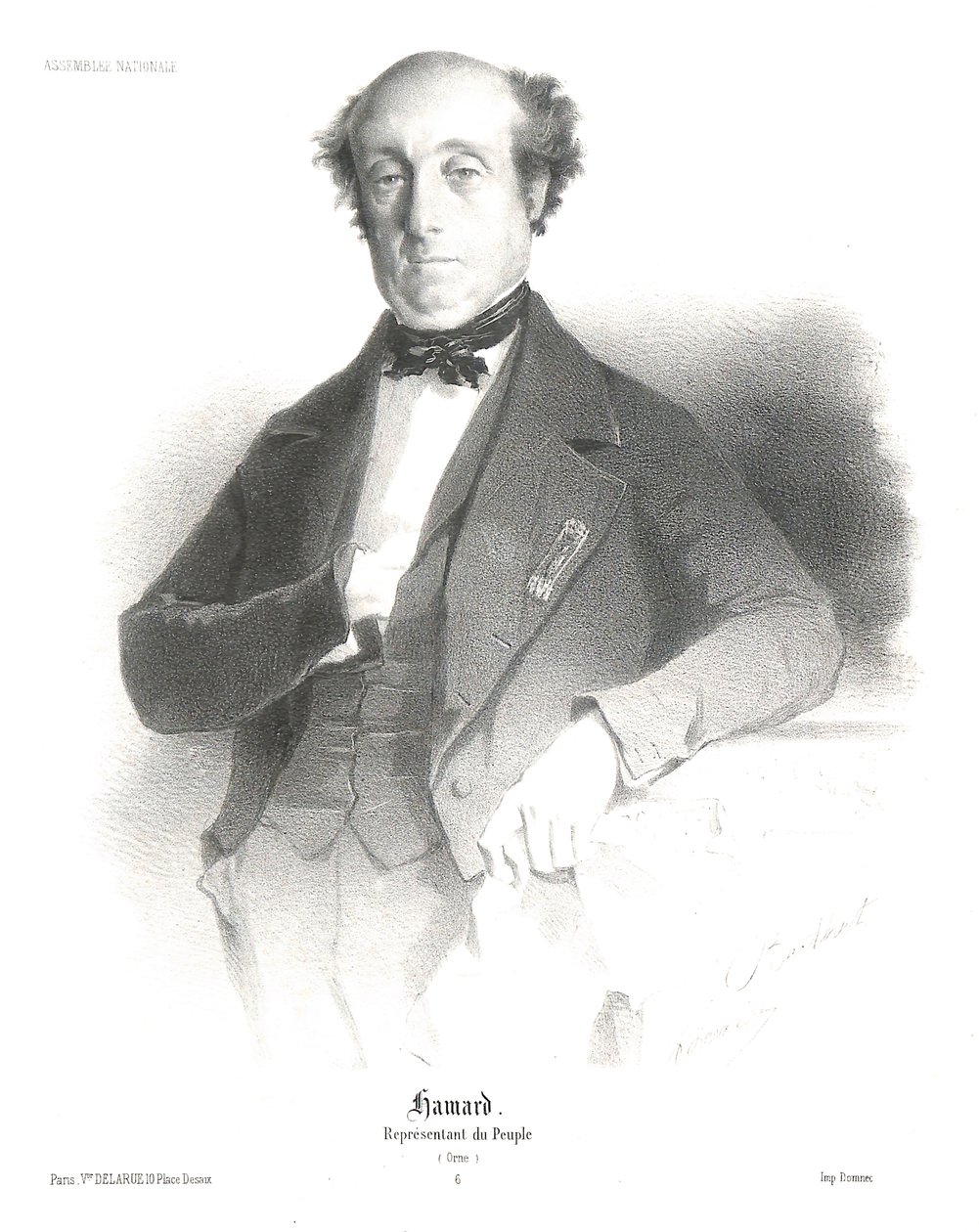 Portrét Pascala Hamarda od A. Lemaire Berthet