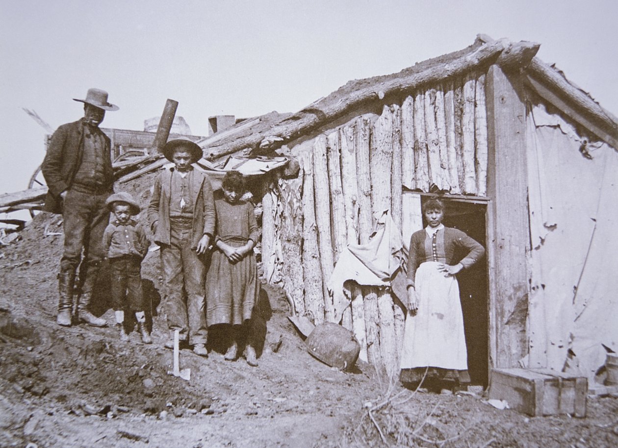 Afroameričtí osadníci s nárokem na usedlost od A.P. Swearingen