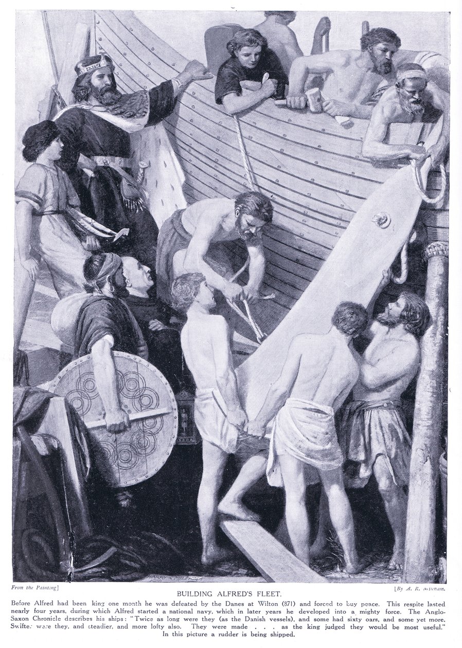 Stavba Alfredsovy flotily, 20. léta od A.R. Mileham