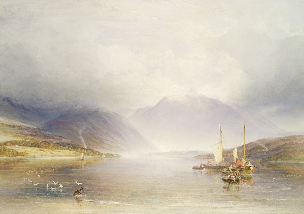 Loch Etive, Argyllshire od A.V. Copley Fielding