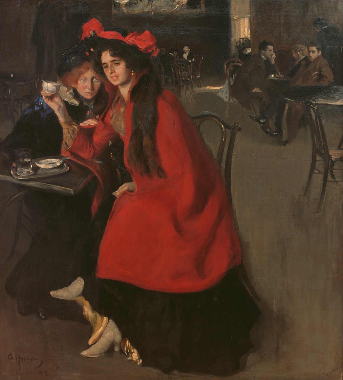 V kavárně, 1902 od A. A. Murashko
