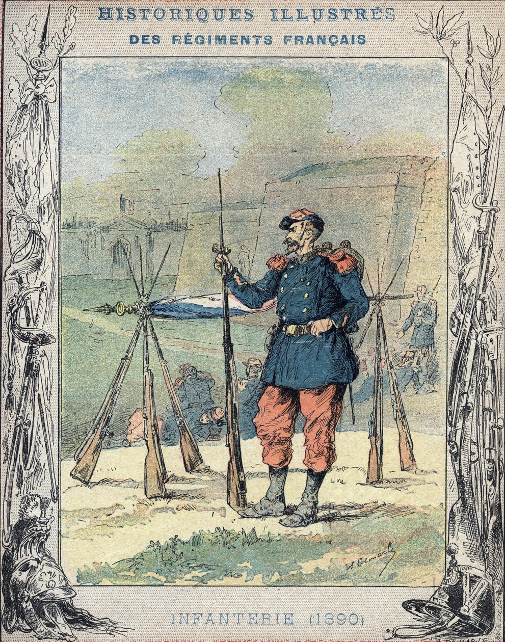 francouzská pěchota od A. Demarle