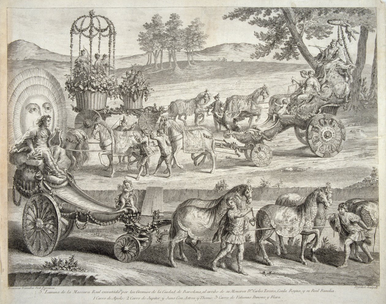 Apollonův vůz, 1764 od A. J. De Fehrt