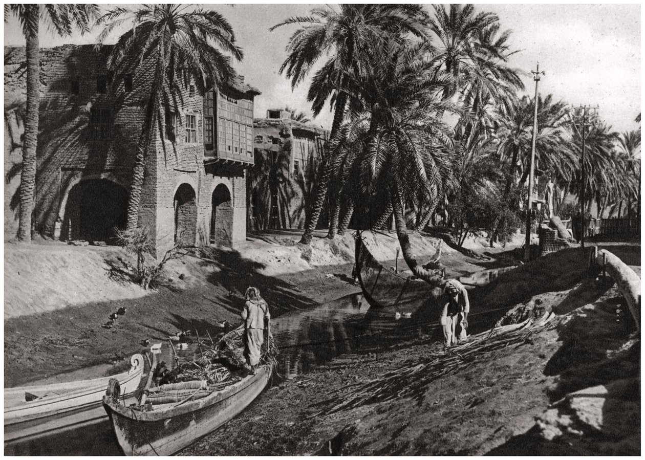 Serai Creek, Basra, Irák, 1925 od A. Kerim