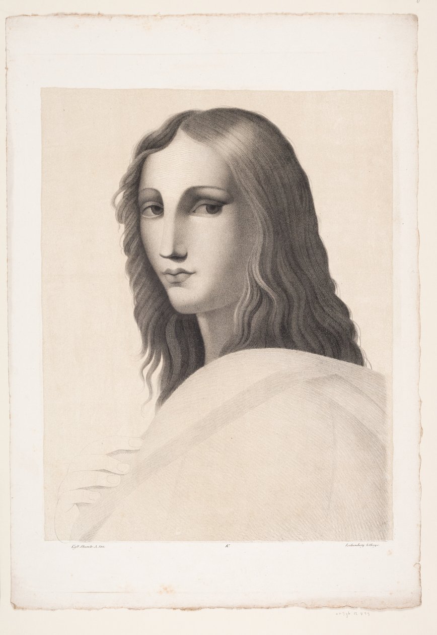 Mladá postava z Raphaelovy „školy v Aténách“ od A. Lilienberg
