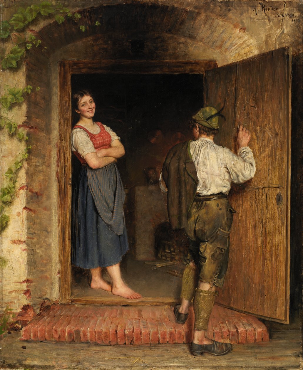 Kresba na dveře, 1887. od A. Rinder