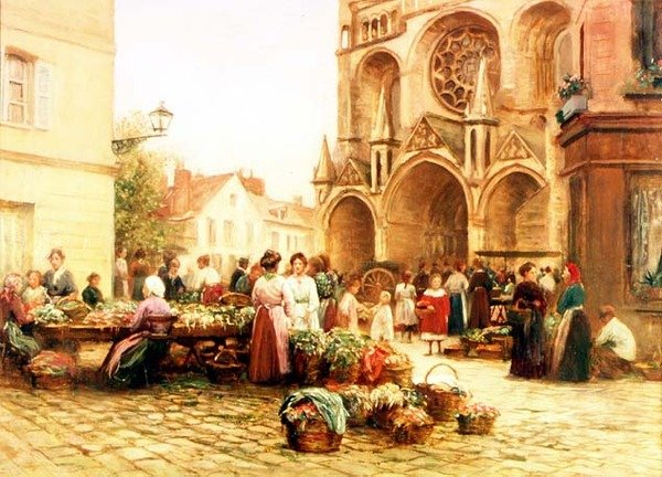 Katedrální náměstí od A. Trevor Haddon