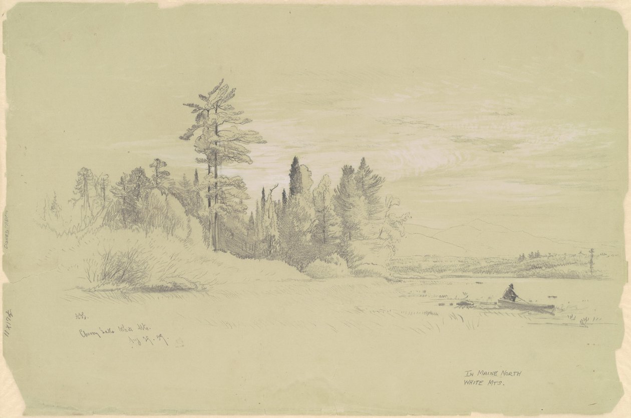 Cherry Lake, Bílé hory od Aaron Draper Shattuck
