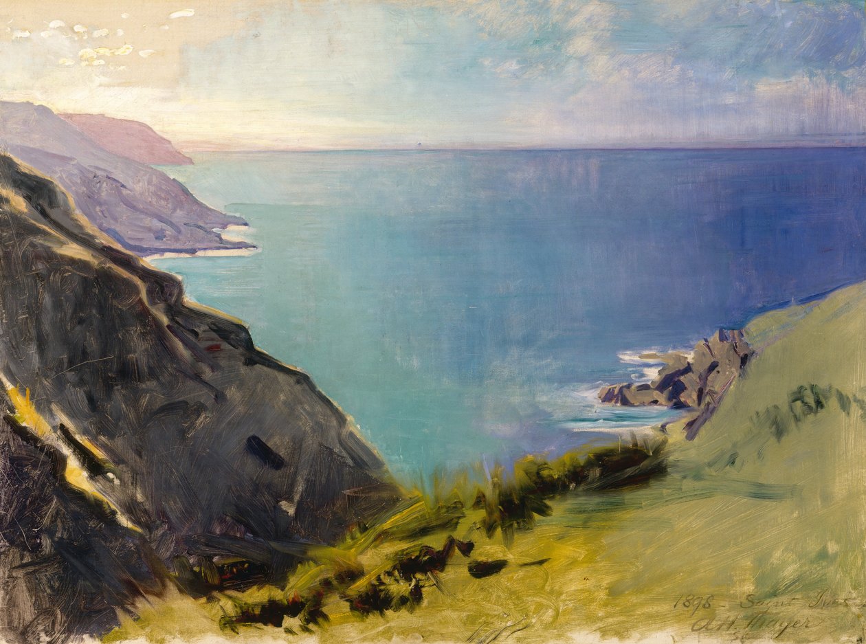 Cornish Headlands od Abbott Handerson Thayer