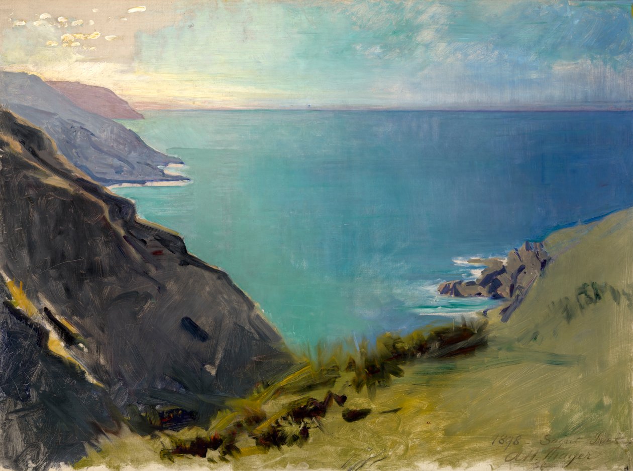 Cornish Headlands, 1898. od Abbott Handerson Thayer