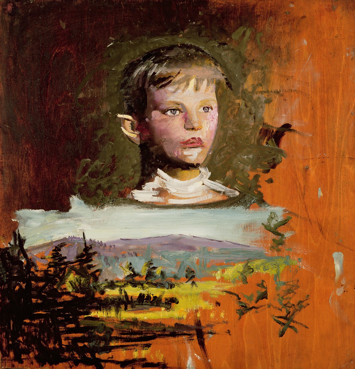 Hlava chlapce, 1919 od Abbott Handerson Thayer