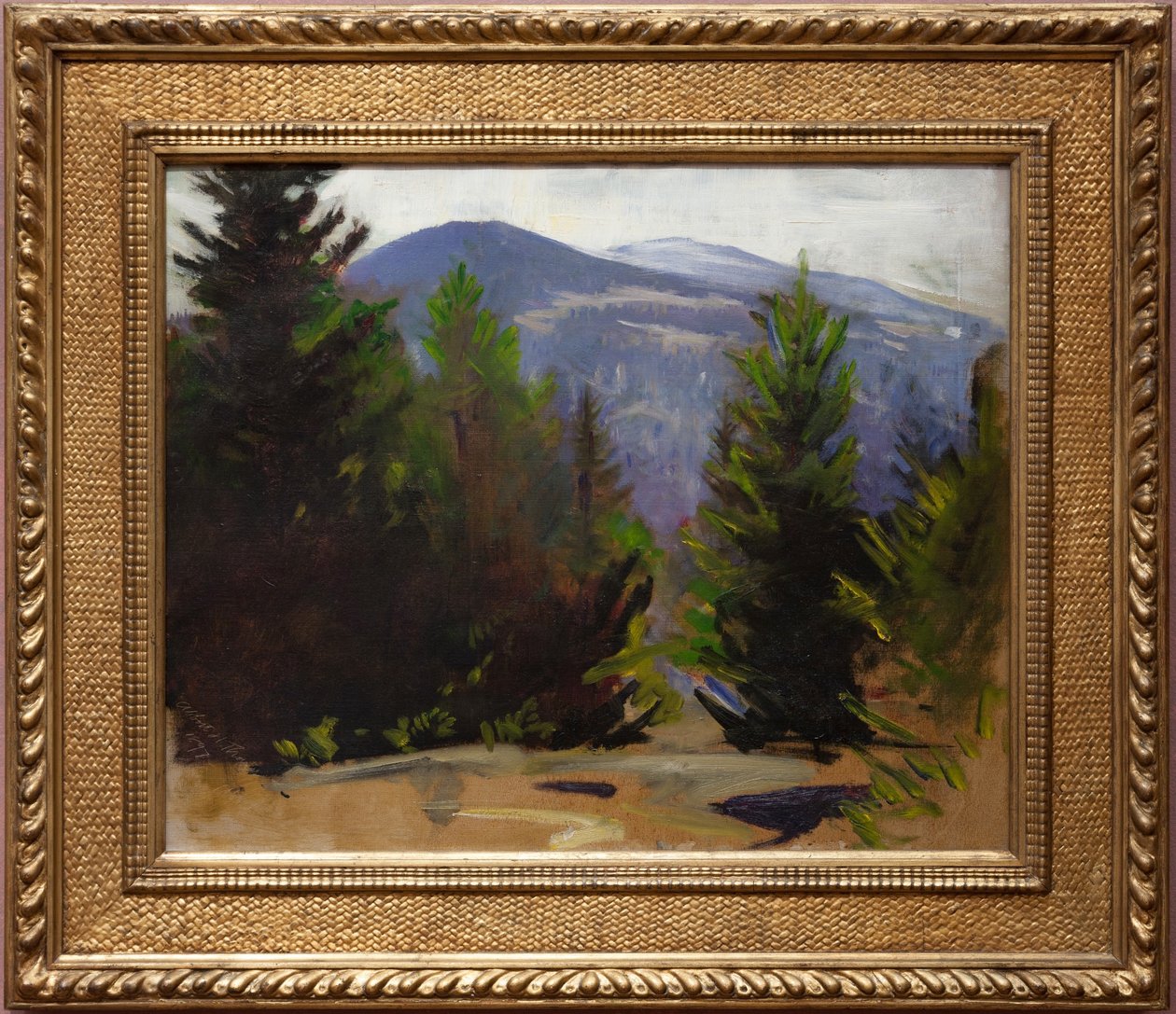 Náčrt hory Monadnock od Abbott Handerson Thayer