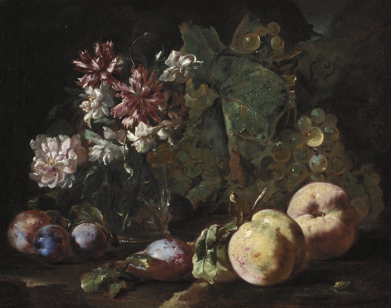 Zátiší ovoce a květin, 1670-80 od Abraham Brueghel