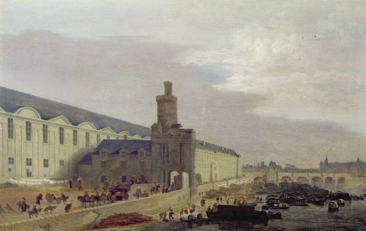Galerie du Louvre a Porte Neuve, c.1640 od Abraham de Verwer