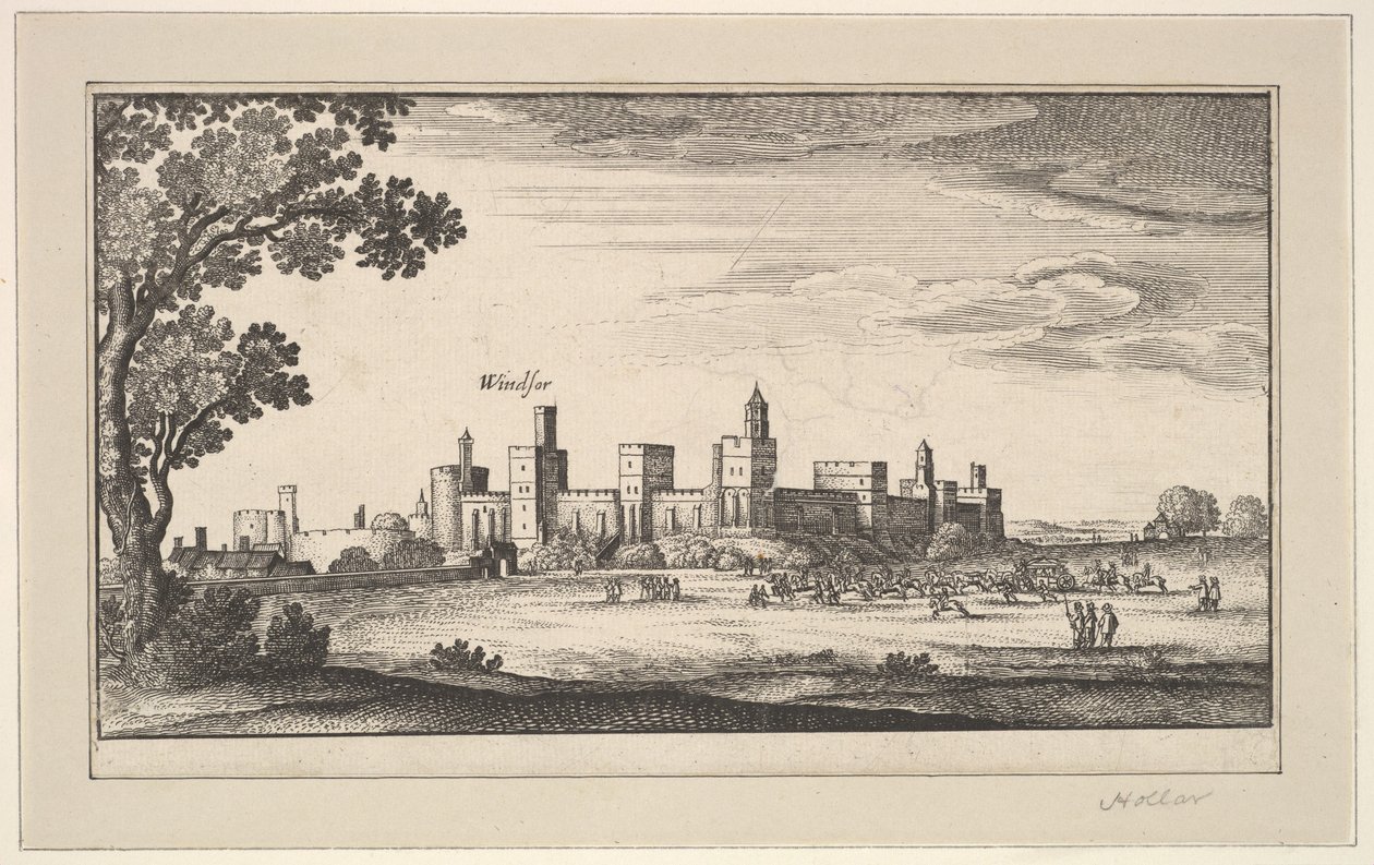 Windsor, po roce 1644. od Abraham Aubri