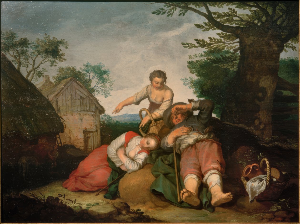 Selská scéna s marnotratným synem od Abraham Bloemaert