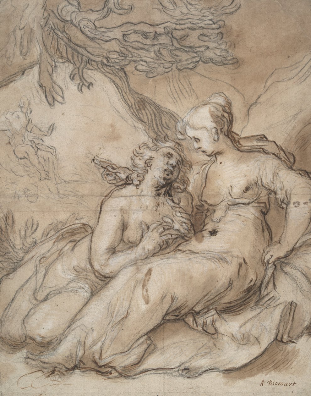 Ceres a Proserpina (?) od Abraham Bloemaert