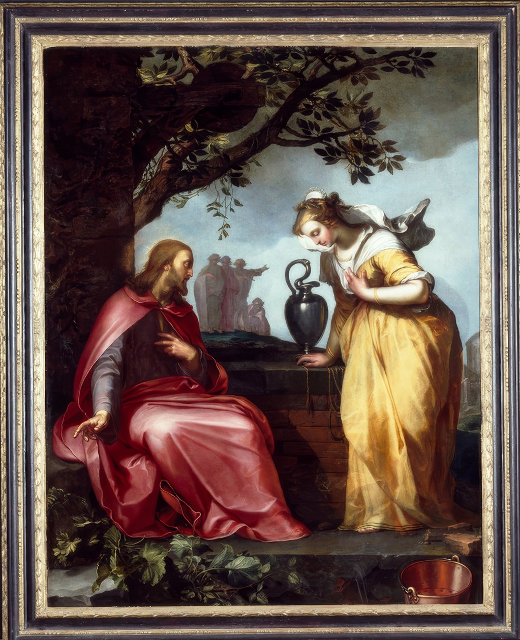 Kristus a Samaritánka od Abraham Bloemaert
